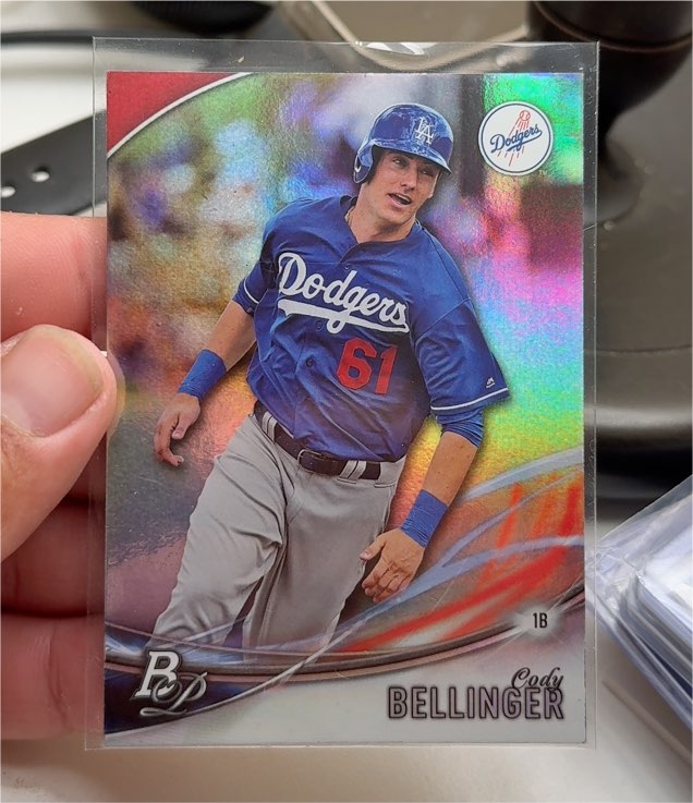 2016 Bowman Platinum Top Prospects #TP-CB Cody Bellinger — front
