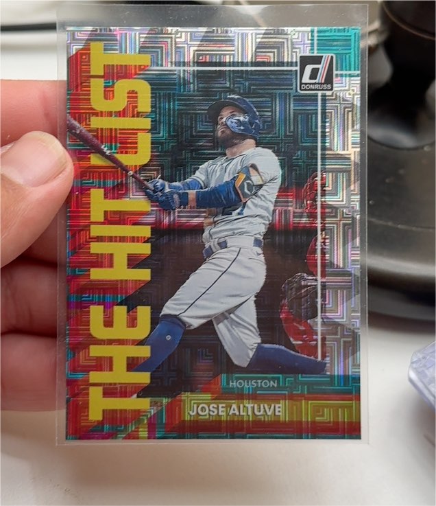 2022 Donruss The Hit List #THL-10 Jose Altuve — front