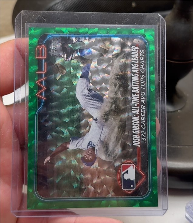 2024 Topps Update #US191 Josh Gibson All-Time Batting AVG Leader — front