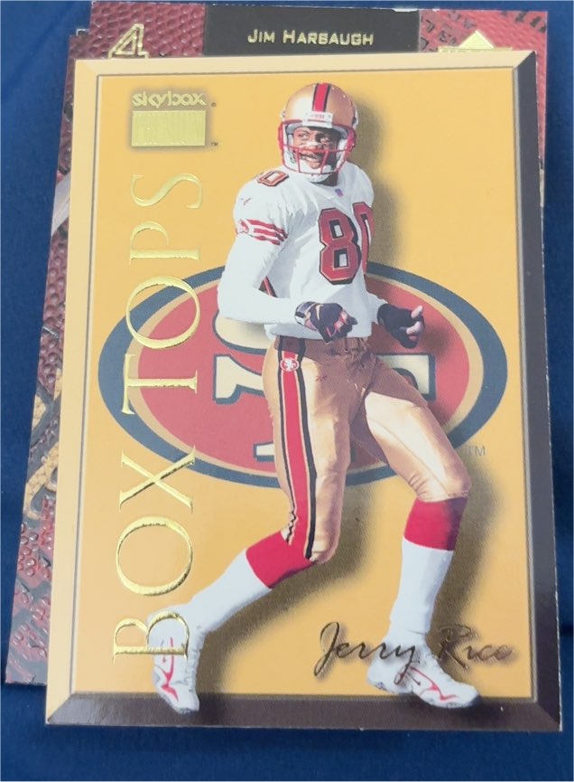 1999 SkyBox Premium #12BT Jerry Rice Box Tops — front