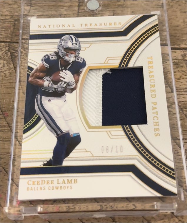 2023 Panini National Treasures Treasured Patches CeeDee Lamb — front