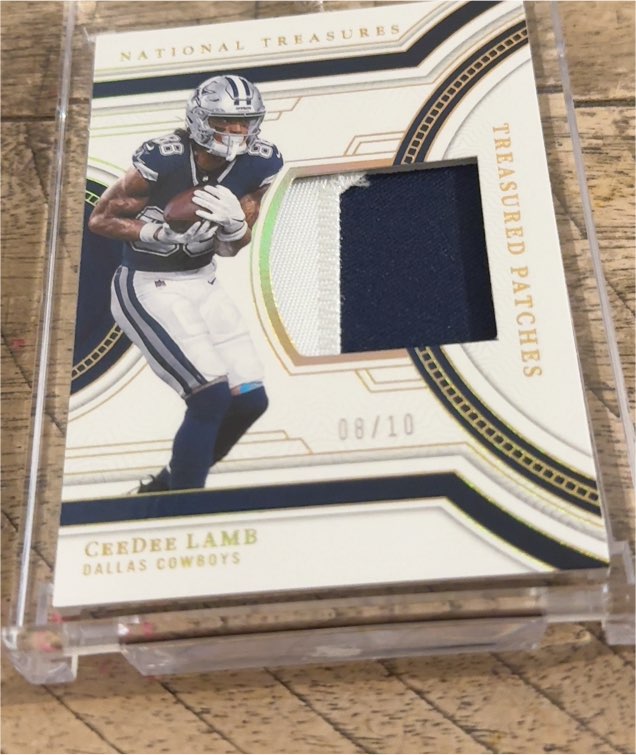2023 Panini National Treasures Treasured Patches #08/10 CeeDee Lamb — front