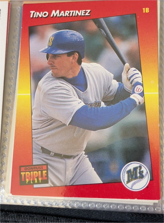 1992 Donruss Triple Play #259 Tino Martinez — front