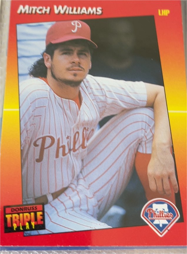 1992 Donruss Triple Play #220 Mitch Williams — front