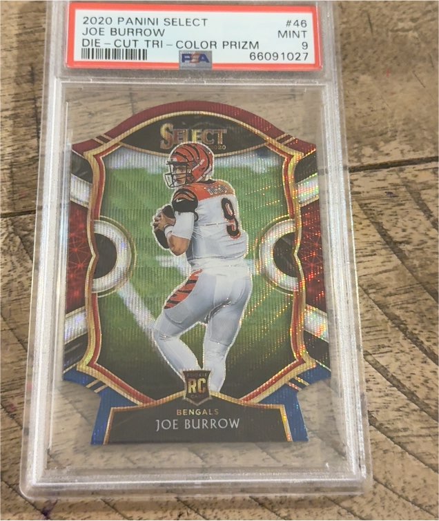 2020 Panini Select #46 Joe Burrow — front