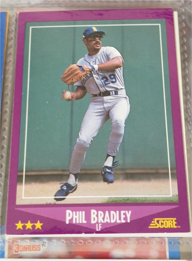 1988 Score #66 Phil Bradley — front