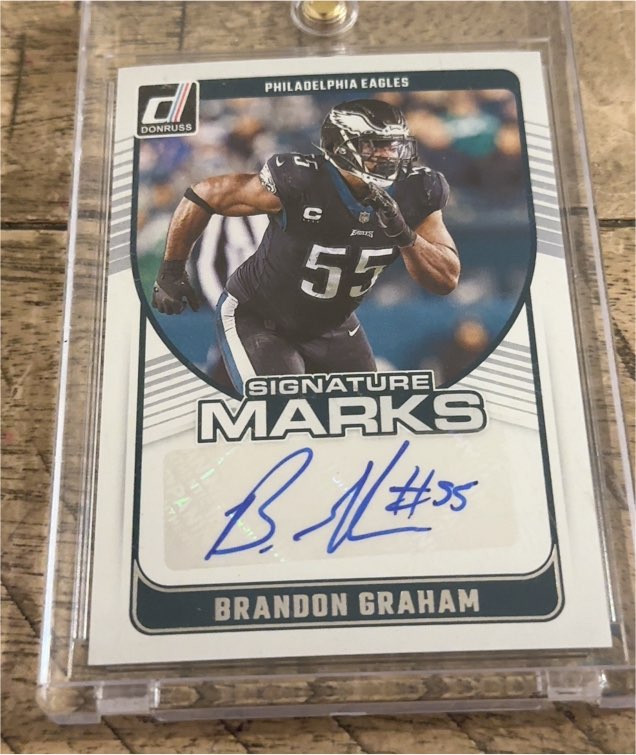 2024 Donruss Signature Marks #SMA-BGR Brandon Graham — front