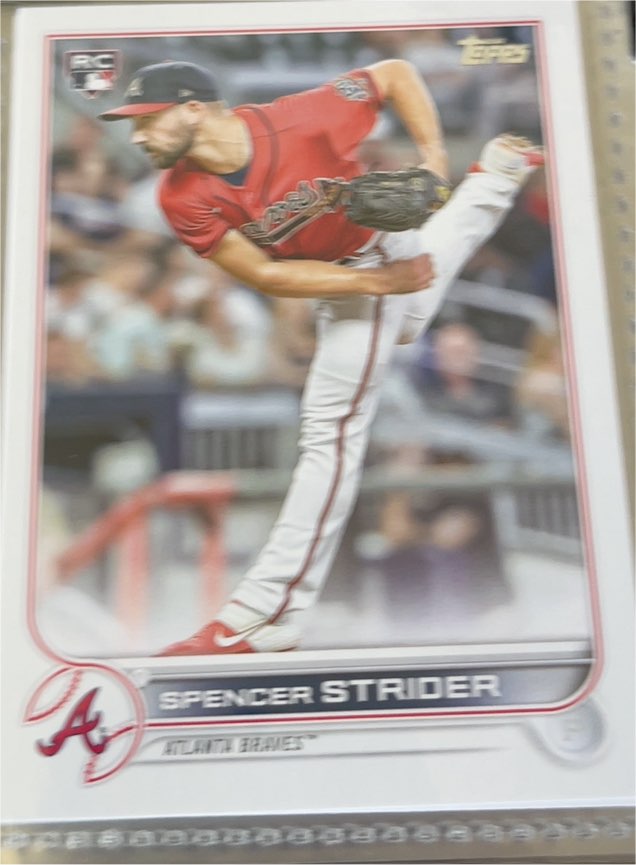 2022 Topps Series 2 #509 Spencer Strider Rookie — front