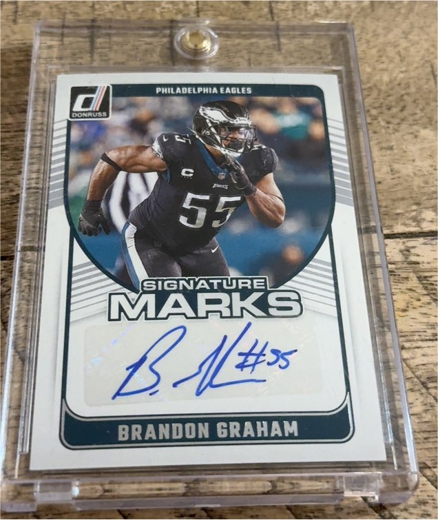 2024 Panini Donruss Signature Marks #SMA-BGR Brandon Graham — front