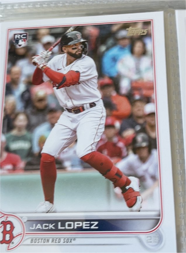 2022 Topps #418 Jack Lopez — front