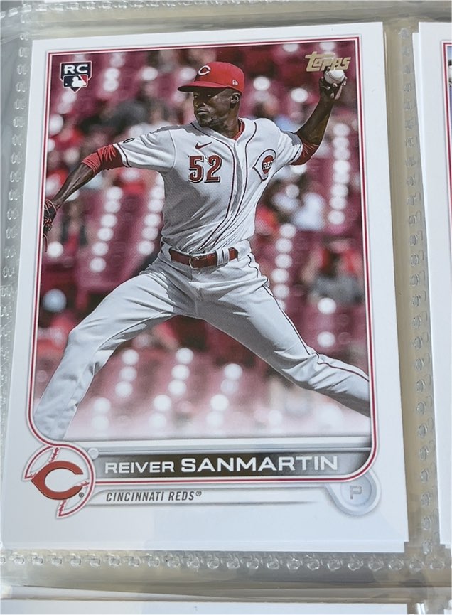 2022 Topps #619 Reiver Sanmartin — front