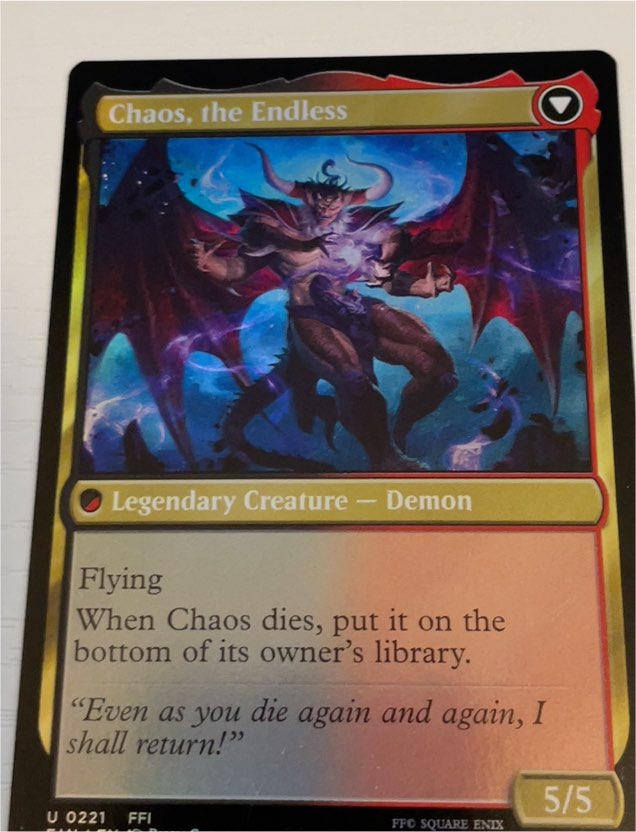 2023 Magic: The Gathering #0221 Chaos, the Endless — front