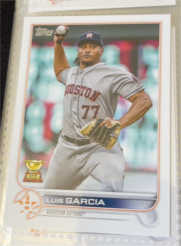 2022 Topps Series 2 #446 Luis Garcia Houston Astros — front