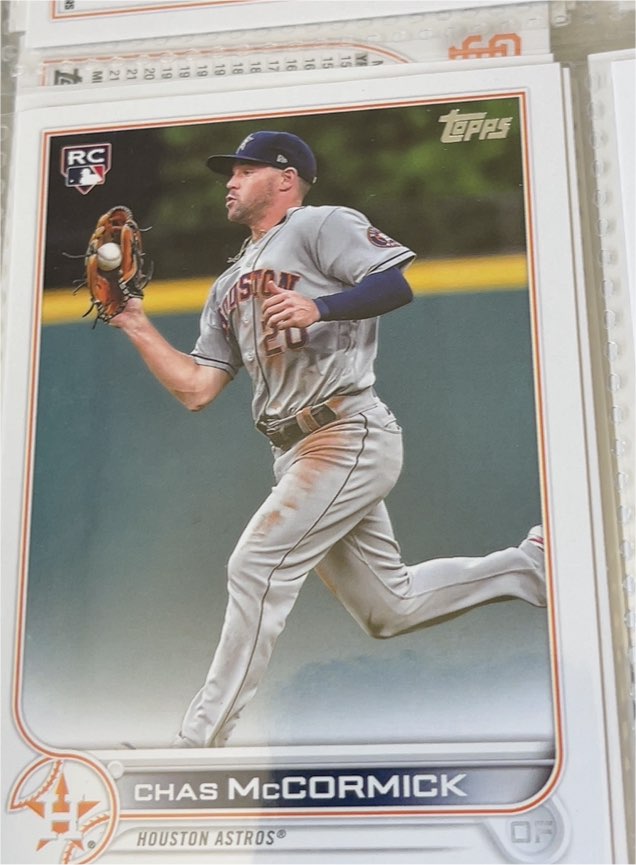 2022 Topps #135 Chas McCormick — front