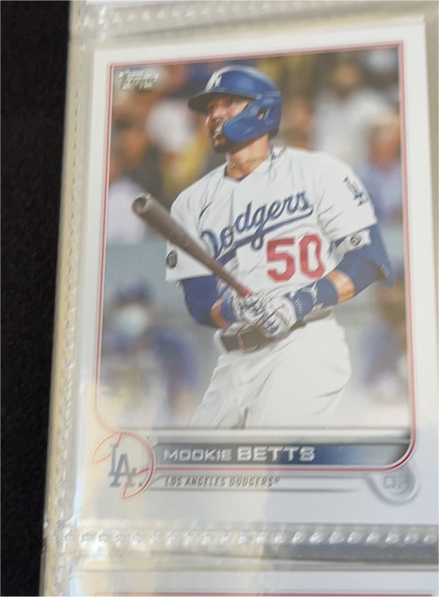 2022 Topps #50 Mookie Betts — front