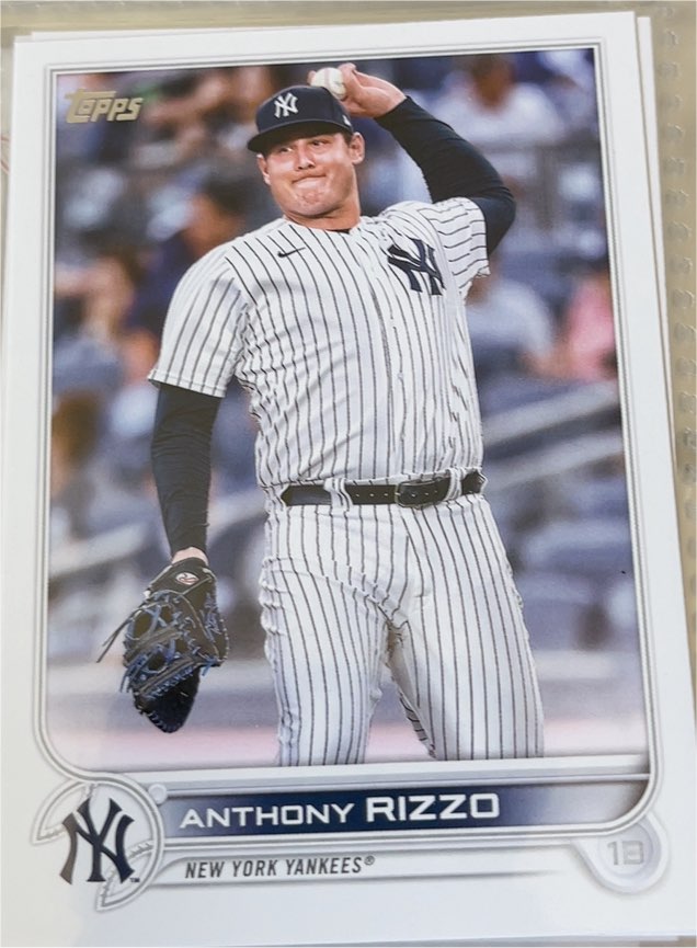 2022 Topps #242 Anthony Rizzo — front