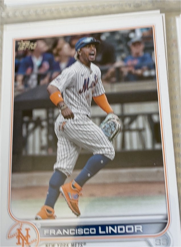 2022 Topps #450 Francisco Lindor — front