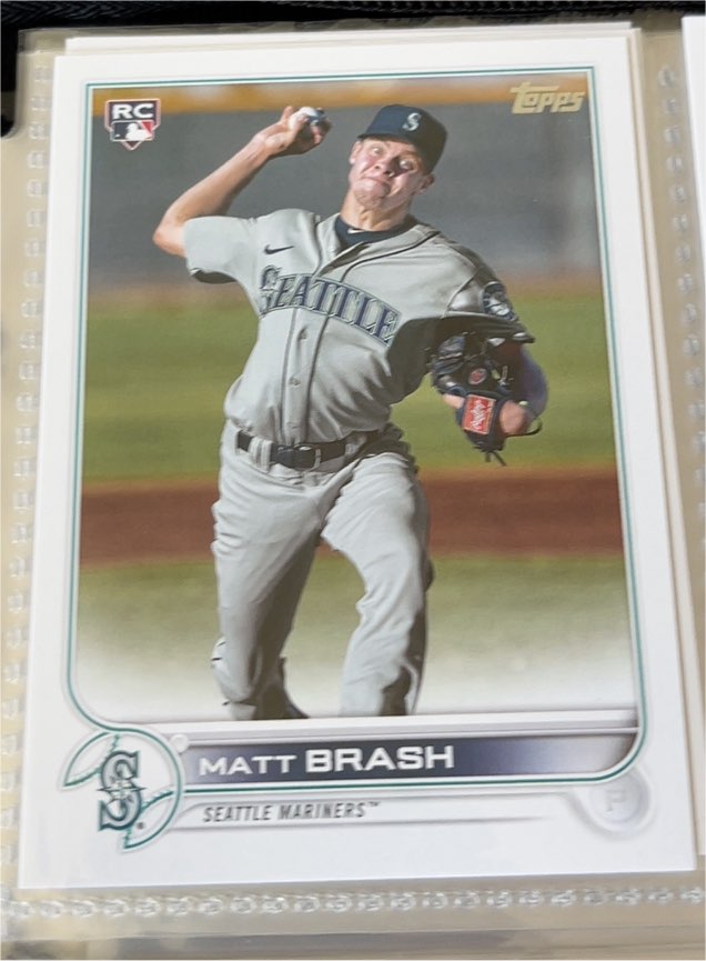 2022 Topps Series 2 #561 Matt Brash — front