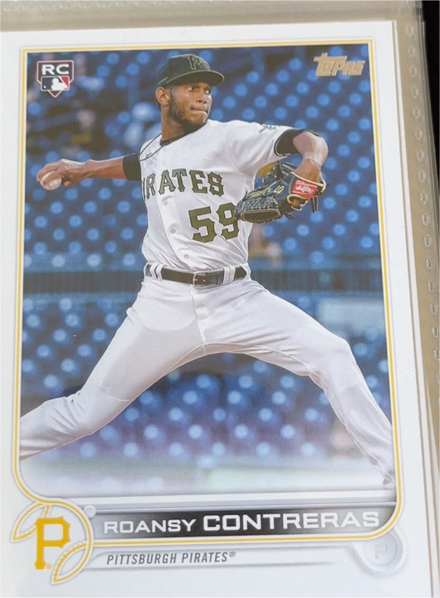 2022 Topps #543 Roansy Contreras — front