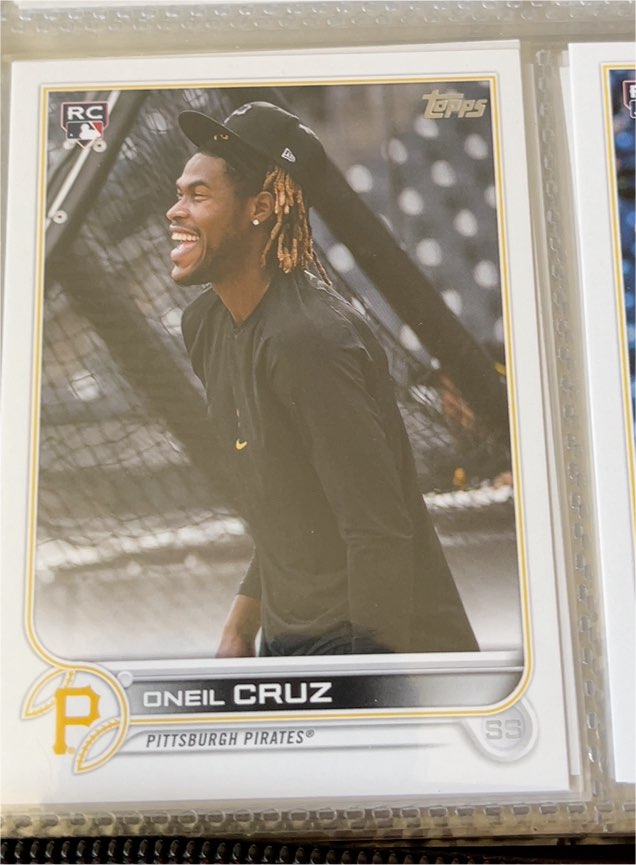 2022 Topps #537 Oneil Cruz Rookie Image Variation — front