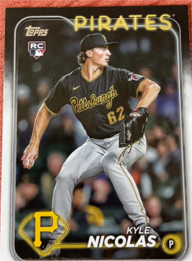 2024 Topps Series 2 #408 Kyle Nicolas — front