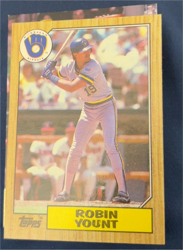 1987 Topps #773 Robin Yount — front