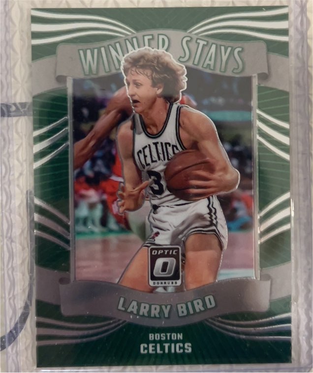 2023-24 Donruss Optic #3 Larry Bird Winner Stays — front