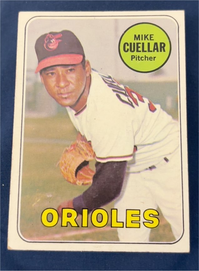 1969 Topps #453 Mike Cuellar Baltimore Orioles — front