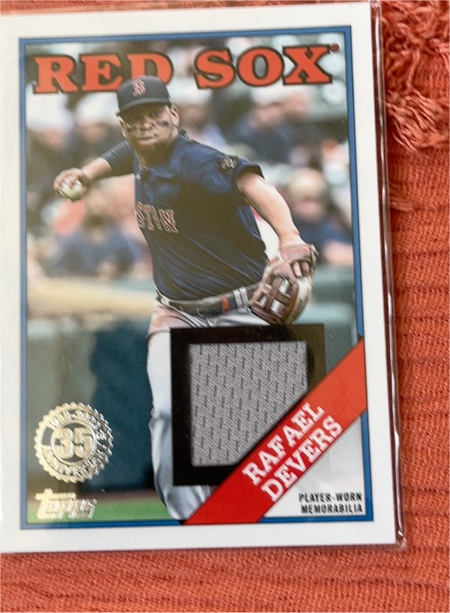 2023 Topps 1988 Topps Relics #88R-RD Rafael Devers — front