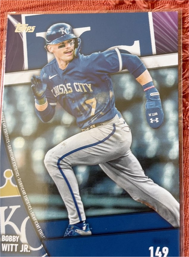 2024 Topps Series 2 Significant Statistics #SS-21 Bobby Witt Jr. — front