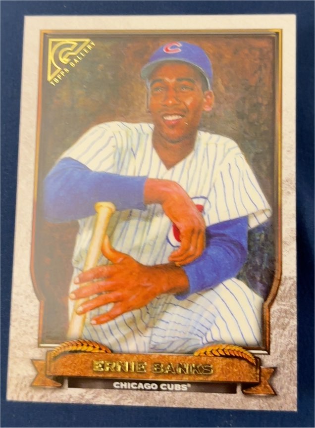 2017 Topps Gallery #HOF-27 Ernie Banks — front