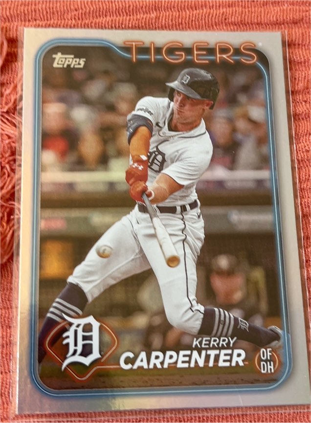 2024 Topps #536 Kerry Carpenter — front