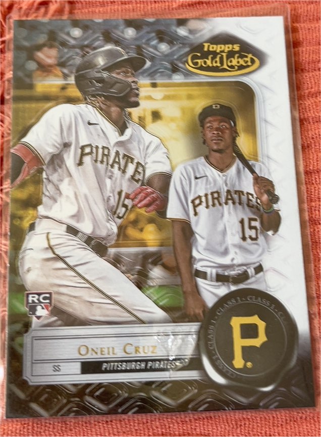 2022 Topps Gold Label Class 1 #95 Oneil Cruz — front