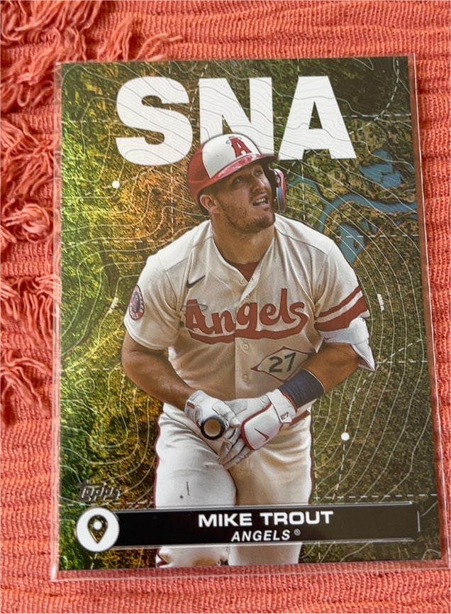 2024 Topps Series 2 City to City #CTC-2 Mike Trout — front