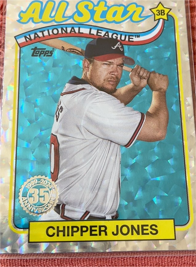 2024 Topps Series 2 1989 All-Star #89ASB-35 Chipper Jones — front