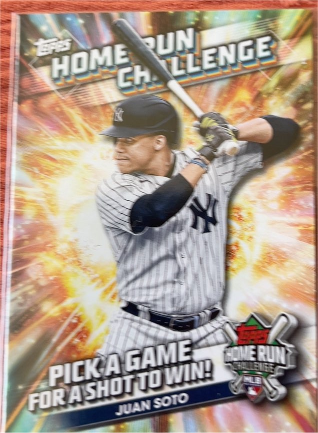 2024 Topps Home Run Challenge #HRC-20 Juan Soto — front
