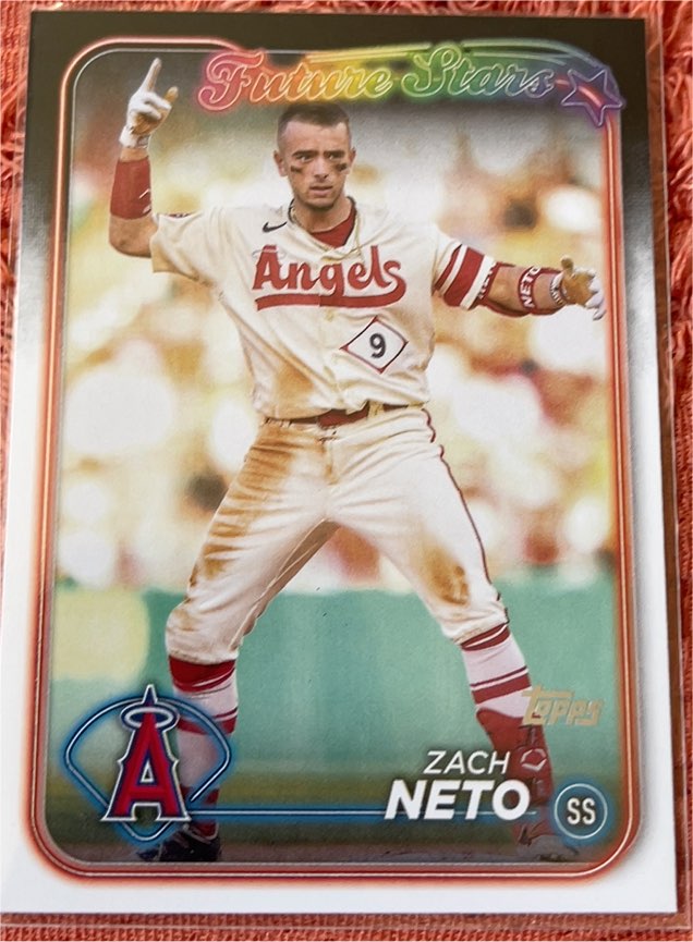 2024 Topps Series 2 #545 Zach Neto — front