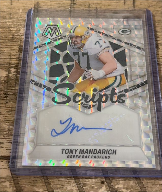 1991 Panini Mosaic Scripts Tony Mandarich — front