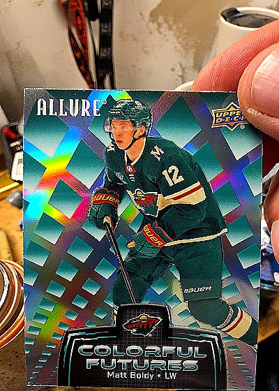 2024-25 Upper Deck Allure #CF-14 Matt Boldy Colorful Futures — front