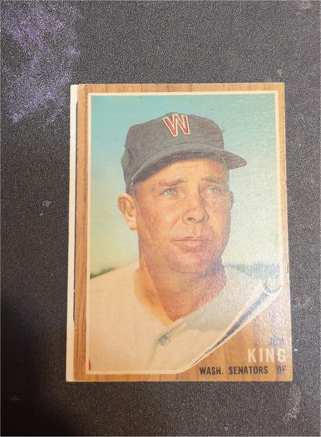 1962 Topps #42 Jim King — front