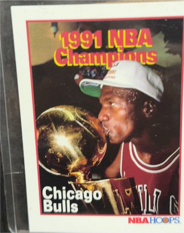 1991-92 NBA Hoops #543 Michael Jordan — front