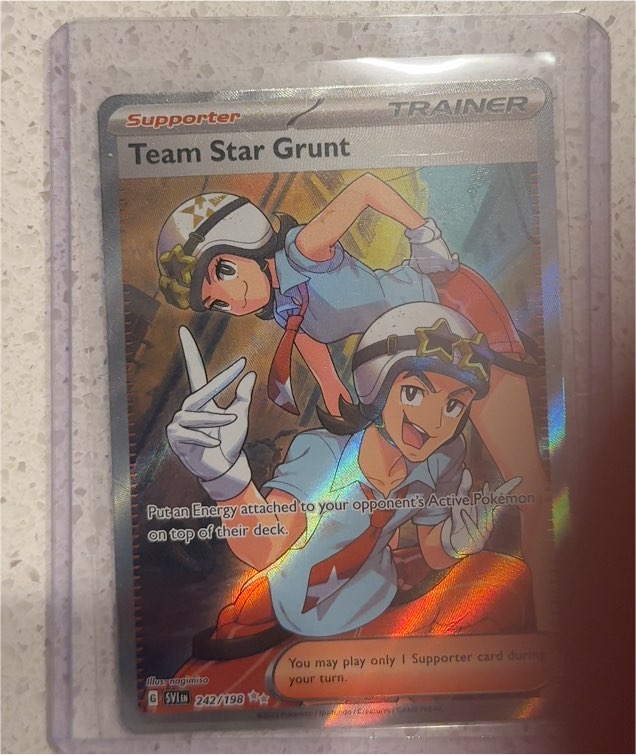 2023 Pokémon TCG Scarlet & Violet #242 Team Star Grunt — front