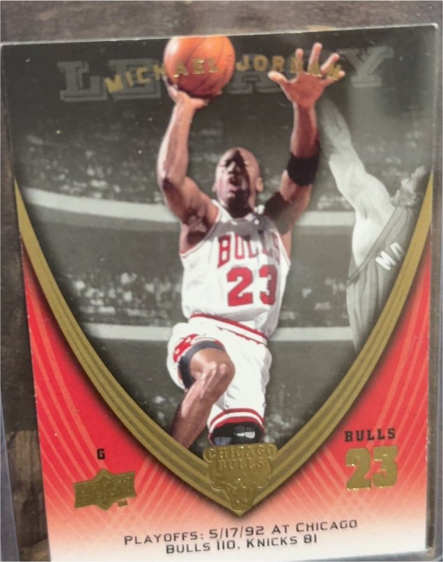 2008-09 Upper Deck Michael Jordan Legacy #525 Michael Jordan — front