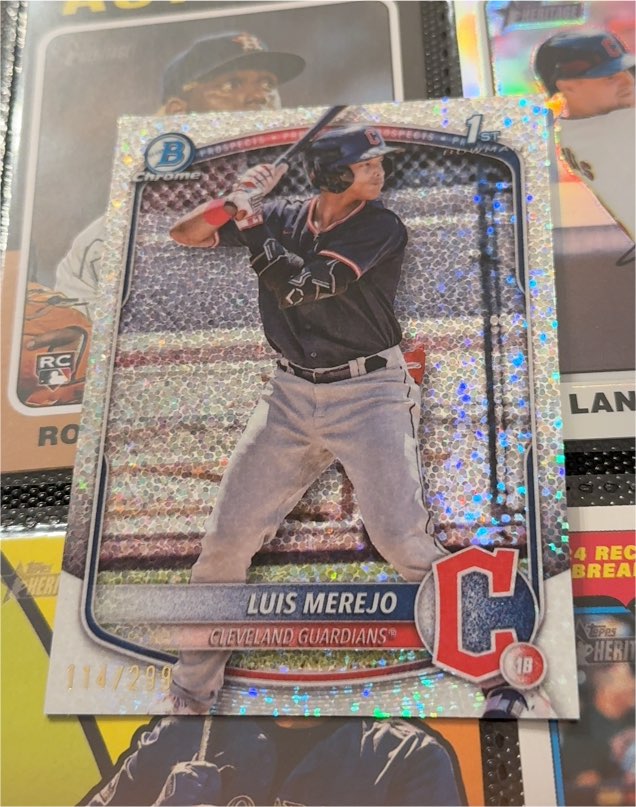 2025 Bowman Chrome Prospects #BCP-140 Luis Merejo — front