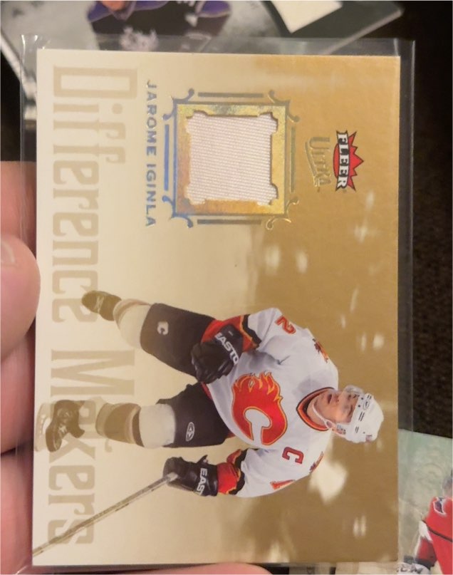 2005 Fleer Ultra Difference Makers #DMJ-JI Jarome Iginla — front