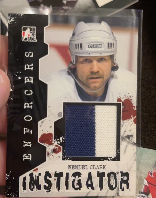 2011-12 ITG Enforcers Instigator #I-XX Wendel Clark — front