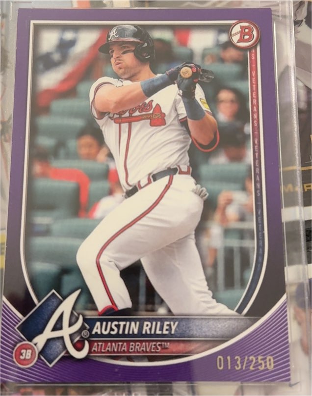 2025 Bowman #32 Austin Riley — front