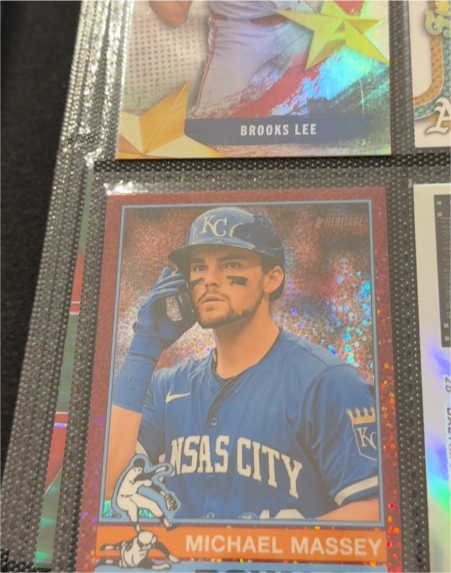 2025 Topps Heritage #99 Michael Massey — front