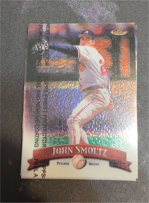 1998 Topps Finest #170 John Smoltz — front