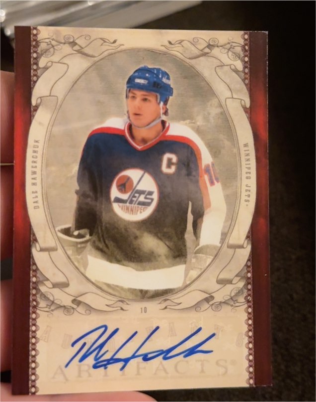 2010-11 Upper Deck Artifacts Autofacts #10 Dale Hawerchuk — front